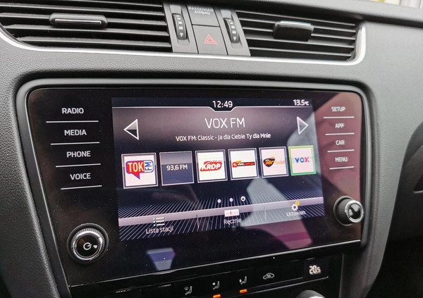 Skoda Octavia cena 54900 przebieg: 134873, rok produkcji 2019 z Limanowa małe 121
